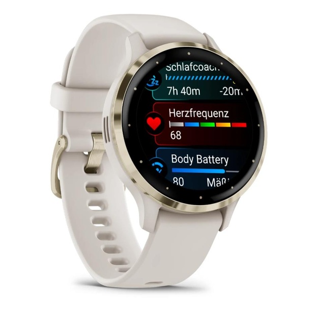 SMARTWATCH VENU 3S/IVORY/GOLD 010-02785-04 GARMIN