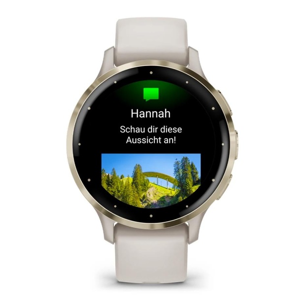 SMARTWATCH VENU 3S/IVORY/GOLD 010-02785-04 GARMIN
