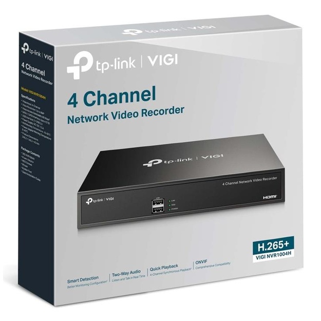 Vaizdo įrašymo įrenginys 4CH VIGI NVR1004H TP-LINK