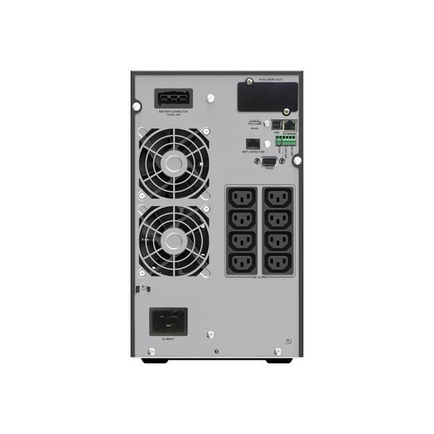 POWERWALKER UPS On-Line VFI 2000 ICT IOT 1/1 phase 2000VA PF1 8x IEC C13 outlets C14 USB/RS232 EPO LCD