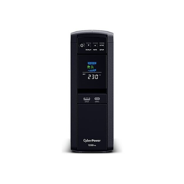 CYBERPOWER CP1350EPFCLCD Line-Interactive UPS 1350VA/810W
