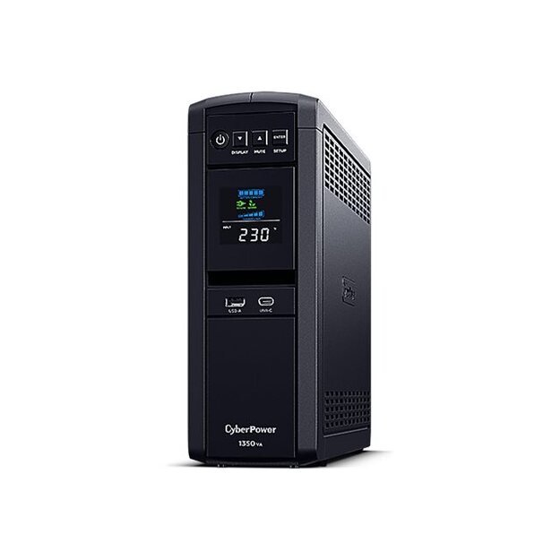 CYBERPOWER CP1350EPFCLCD Line-Interactive UPS 1350VA/810W 2