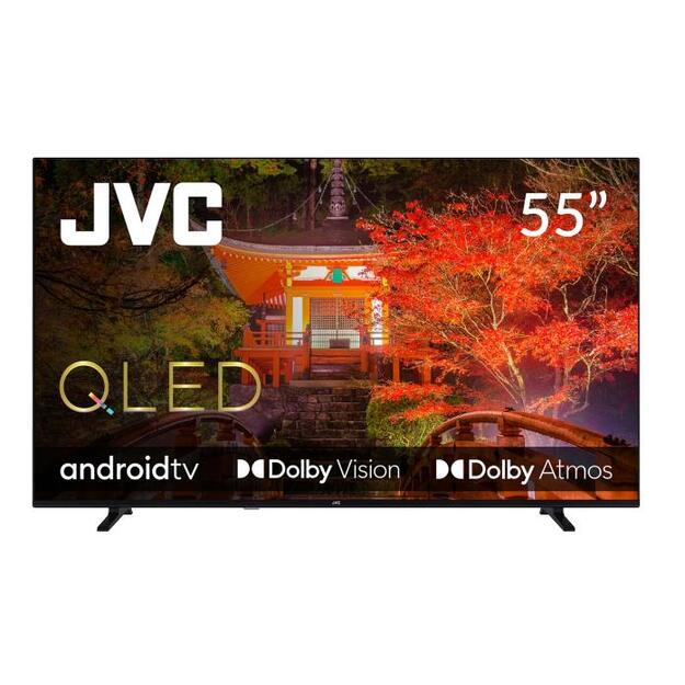 TV Set|JVC|55 |4K/Smart|QLED|3840x2160|Wireless LAN|Bluetooth|Android TV|LT-55VAQ330P