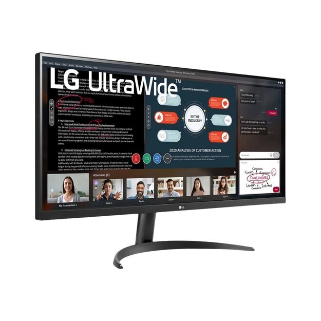 LG 34WP500-B 34inch IPS WFHD 2560x1080 21:9 250cd/m2 75Hz 2xHDMI