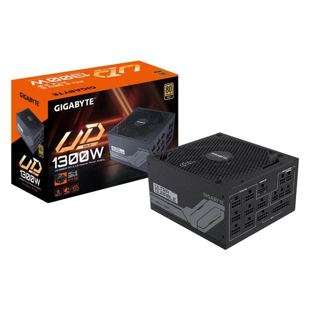 Power Supply|GIGABYTE|1300 Watts|Efficiency 80 PLUS GOLD|PFC Active|MTBF 100000 hours|GP-UD1300GMPG5 18