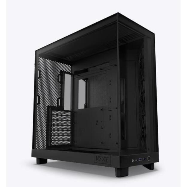 Case|NZXT|H6 Flow|MidiTower|Not included|ATX|MicroATX|MiniITX|Colour Black|CC-H61FB-01