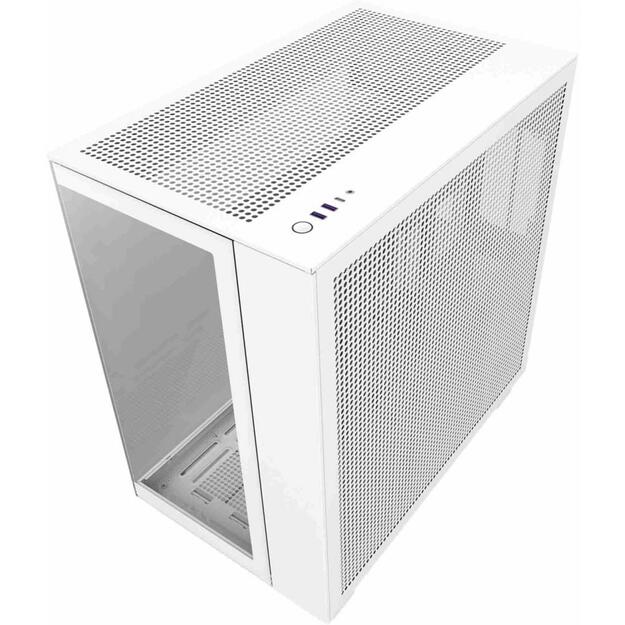 Case|NZXT|H9 FLOW|MidiTower|Case product features Transparent panel|Not included|ATX|MicroATX|MiniITX|Colour White|CM-H91FW-01