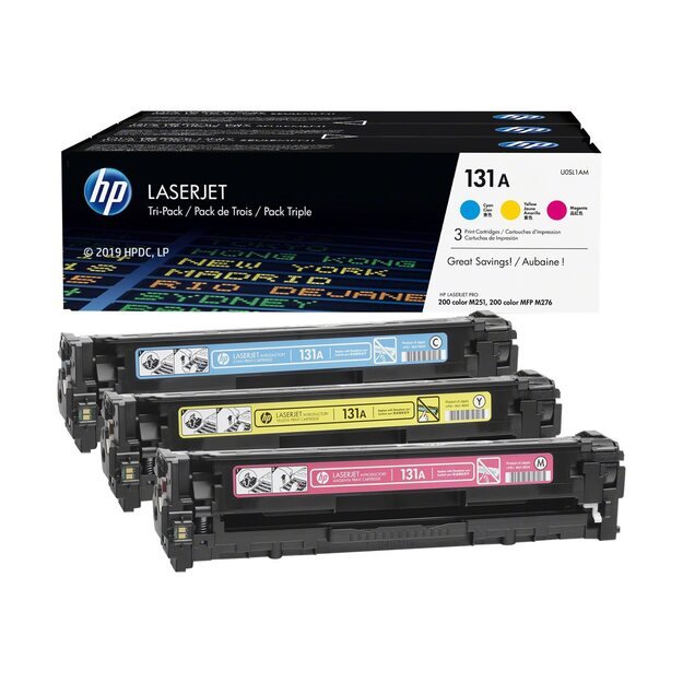 HP Toner 131A CYM Tri pack (U0SL1AM)