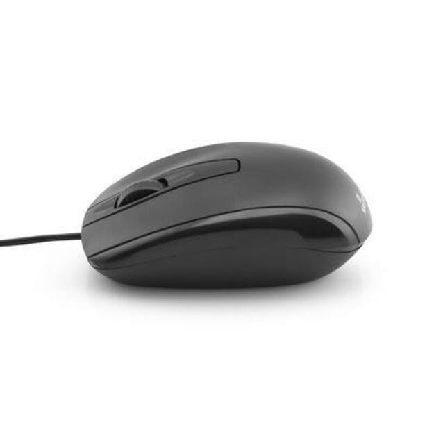 MOUSE USB OPTICAL BLACK/3-BUTTON MROS210 MEDIARANGE 5