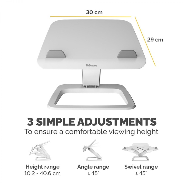 NB ACC STAND HANA LT/WHITE 100016995 FELLOWES