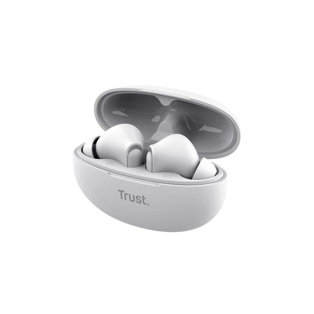 HEADSET EARBUDS YAVI BT ENC/WHITE 25172 TRUST