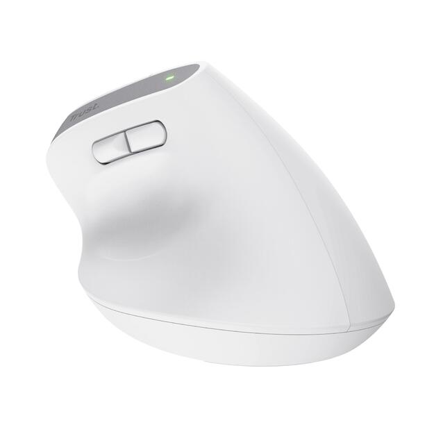 MOUSE USB OPTICAL WRL BAYO+/ERGONOMIC WHT 25399 TRUST 10