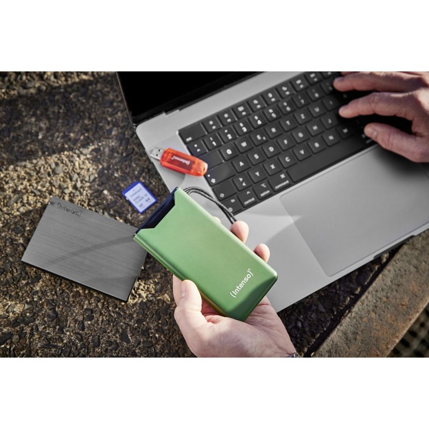 POWER BANK USB 10000MAH/GREEN 7332037 INTENSO
