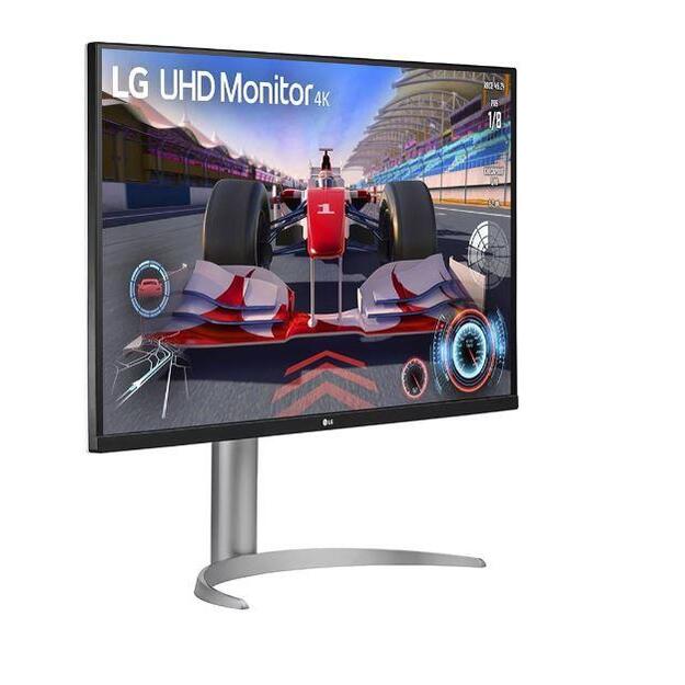 LCD Monitor|LG|31.5 |Panel VA|3840x2160|16:9|144 Hz|Matte|5 ms|Speakers|Pivot|Height adjustable|Tilt|Colour Black / White|32UQ750P-W