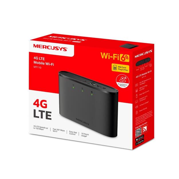WRL ROUTER MOBILE 150MBPS/4G LTE MT110 MERCUSYS 3