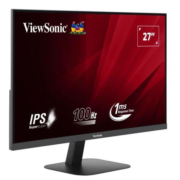 LCD Monitor|VIEWSONIC|VA2708-2K-HD|27 |4K|Panel IPS|2560x1440|100Hz|Matte|1 ms|Tilt|Colour Black|VA2708-2K-HD