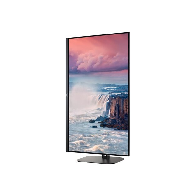 LCD Monitor|AOC|27 |Panel VA|2560x1440|16:9|75 Hz|Matte|4 ms|Speakers|Swivel|Pivot|Height adjustable|Tilt|Colour Black|Q27V5N/BK