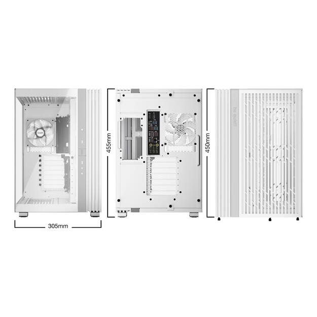 Case|BE QUIET|LIGHT BASE 600 LX|Tower|ATX|MicroATX|MiniITX|Colour White|BGW68 7