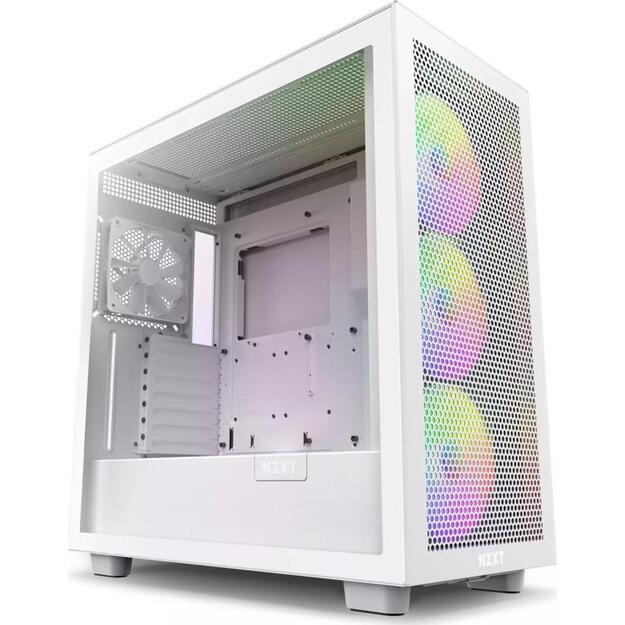 NZXT PC case H7 Flow RGB 2024 midi tower white