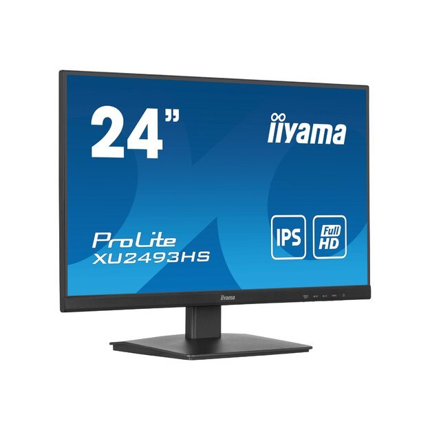 IIYAMA XU2493HS-B6 24inch ETE IPS-panel FHD 100Hz 250cd/m2 HDMI DP Speakers (P) 4
