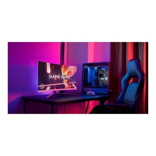 PHILIPS 31.5inch 2560x1440 VA Curved 1500R 130mm EVNIA 5000 Ambiglow Curved QHD 2K 180Hz Fast VA 1ms GtG HDR10 10