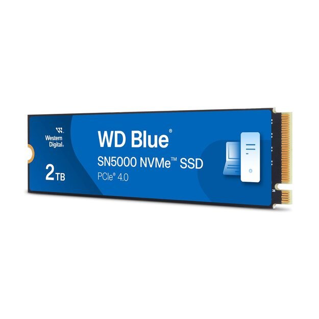 WD Blue SN5000 NVMe SSD 2TB M.2 2280 PCIe Gen4 2
