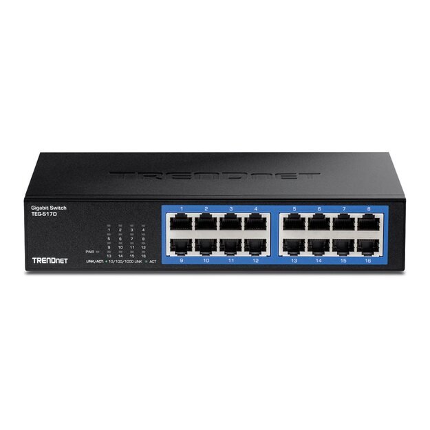 TRENDNET 16-Port Gigabit Desktop Switch /w metal case