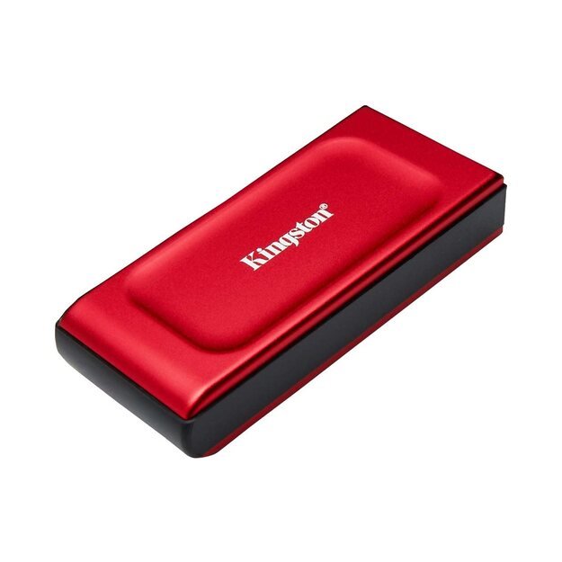 KINGSTON XS1000R 2TB SSD Pocket-Sized USB 3.2 Gen 2 External Solid State Drive Red