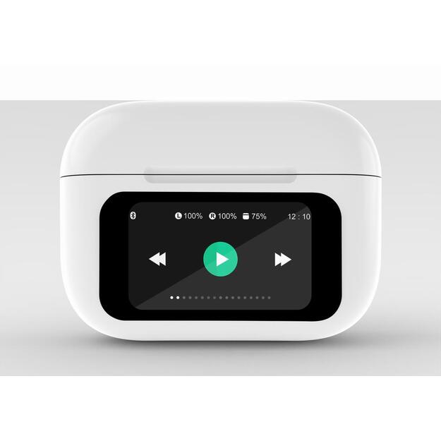 HEADSET BLUETOOTH/WHITE TWS-LCD-ANC-01-W GEMBIRD 3