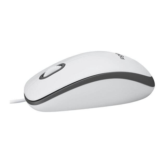 MOUSE USB OPTICAL M100/WHITE 910-006764 LOGITECH
