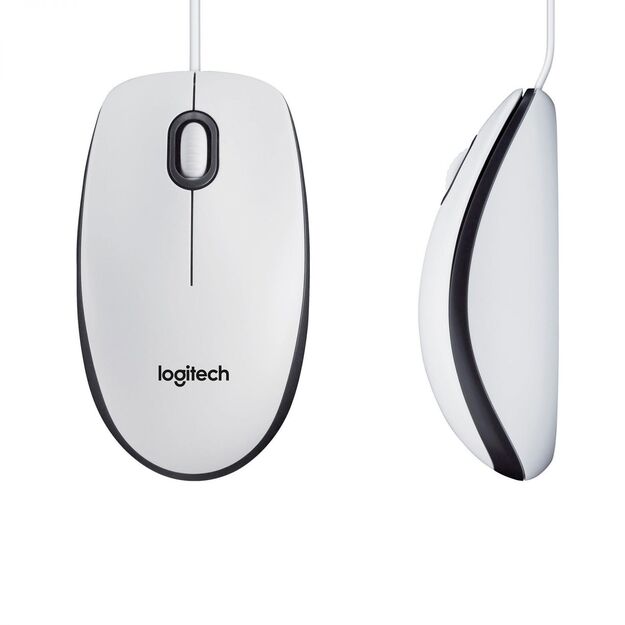 MOUSE USB OPTICAL M100/WHITE 910-006764 LOGITECH 11