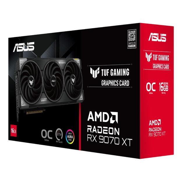 VGA PCIE16 RX9070XT 16GB GDDR6/TUF-RX9070XT-O16G-GAMING ASUS 15