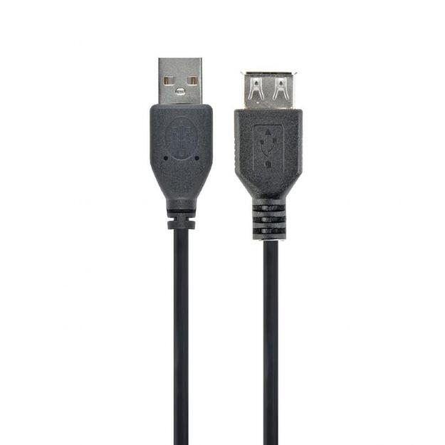 CABLE USB2 EXTENSION AM-AF/CC-USB2-AMAF75CM/300BK GEMBIRD