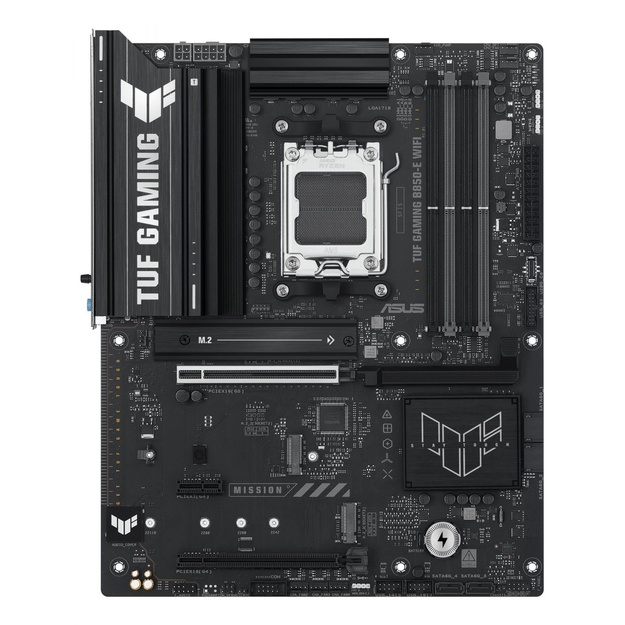 Mainboard|ASUS|AMD B850|SAM5|ATX|Memory DDR5|Memory slots 4|1xPCI-Express 4.0 1x|1xPCI-Express 4.0 16x|1xPCI-Express 5.0 16x|3xM.2|1xHDMI|1xDisplayPort|3xUSB 2.0|4xUSB 3.2|1xUSB-C|1xRJ45|3xAudio port|TUFGAMINGB850-EWIFI