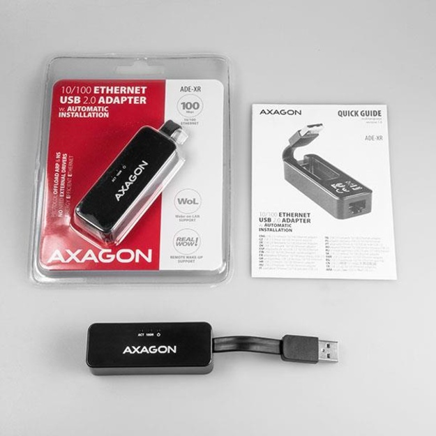 NET ADAPTER USB2 10/100M/ADE-XR AXAGON