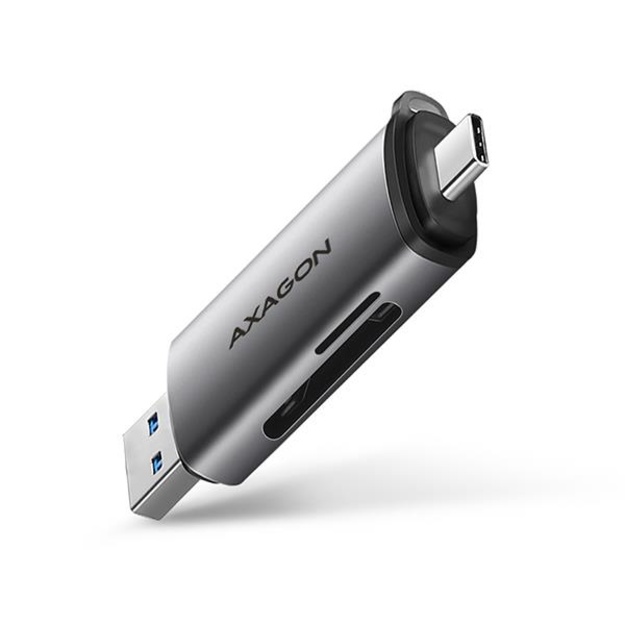 CARD READER USB-C+USB3.2 2SLOT/SD/MICROSD CRE-SAC AXAGON