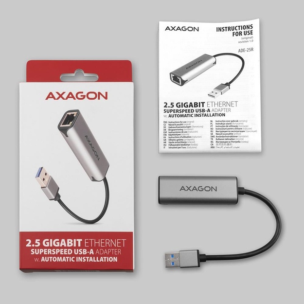 NET ADAPTER USB3.2 2.5G/ADE-25R AXAGON