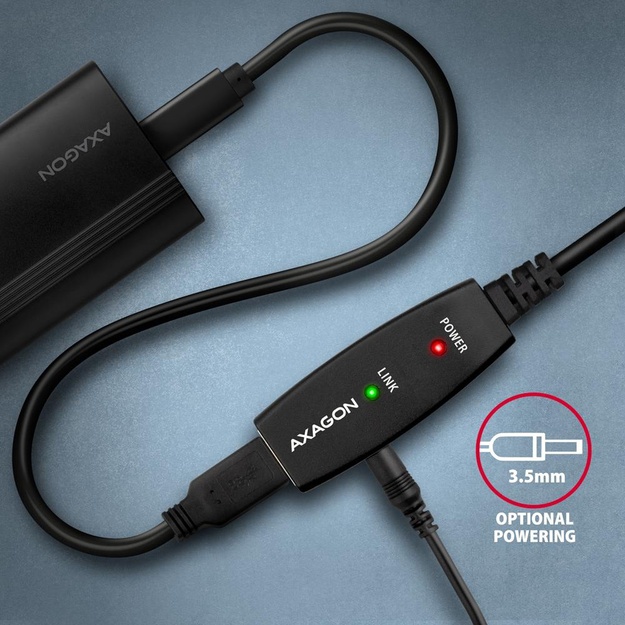 CABLE USB2.0 A-M/A-F ACTIVE/7M ADR-207 AXAGON