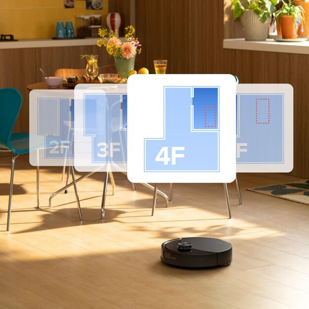 VACUUM CLEANER ROBOT Q10 VF/BLACK Q10VF52-00 ROBOROCK 10