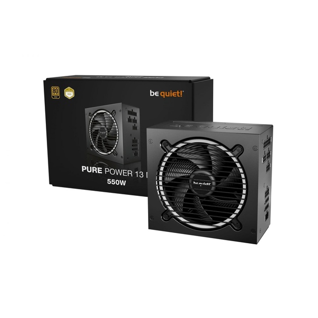 Power Supply|BE QUIET|Pure Power 13M|550 Watts|Peak Power 600 Watts|Efficiency 80 PLUS GOLD|BP024EU