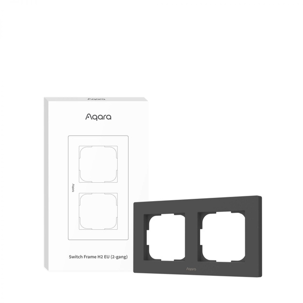 SMART SWITCH FRAME H2 (2-GANG)/GRAY FE-X01D-G AQARA
