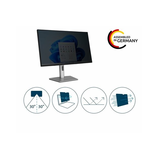 KENSINGTON Privacy Screen Filter for 28inch Monitors 16:9 - 2-Way Removable 3