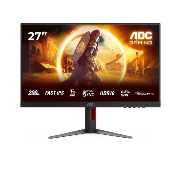 AOC 27G4HA 27inch Fast IPS FHD 200Hz 300cd/m2 1ms HDMI2.0x2 DP Speakers Pivot