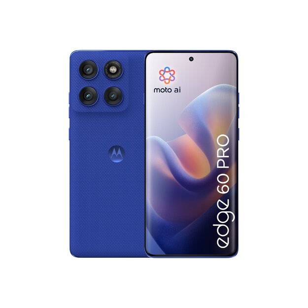 MOTOROLA Edge 60 Pro XT2507-12GB 512GB 6.67inch TP-65W 15W 6000mAh Android Dazzling Blue 4