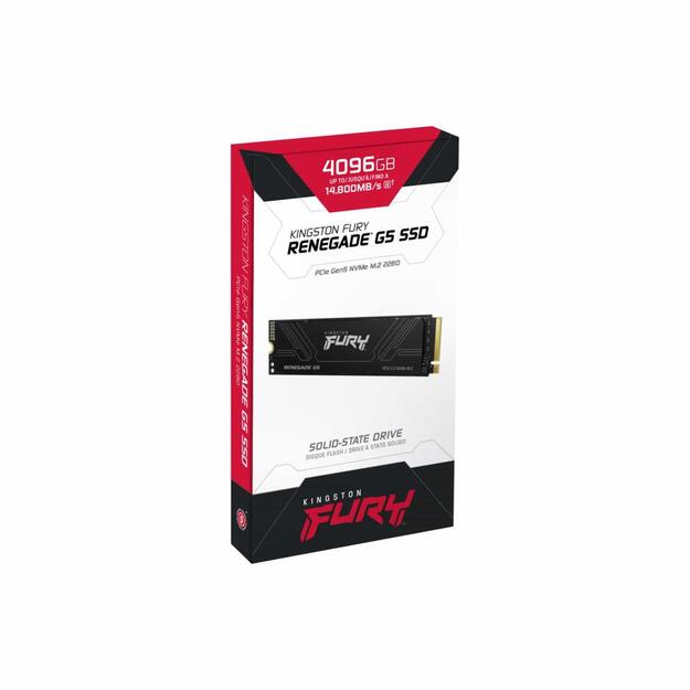 KINGSTON FURY Renegade G5 4096GB PCIe 5.0 M.2 NVMe SSD 1