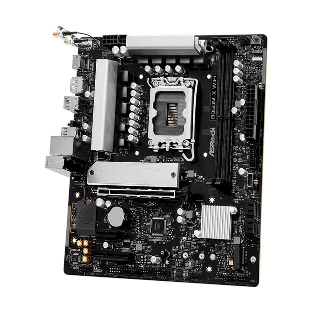 Mainboard|ASROCK|Intel B660|LGA1851|Micro-ATX|Memory DDR5|Memory slots 2|B860M-X_WIFI 3