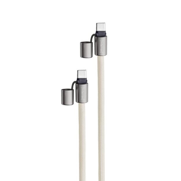 CABLE USB-C TO USB-C 1.65M/LANYARD BEIGE 7991001 INTENSO