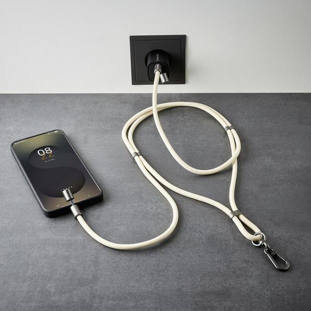 CABLE USB-C TO USB-C 1.65M/LANYARD BEIGE 7991001 INTENSO