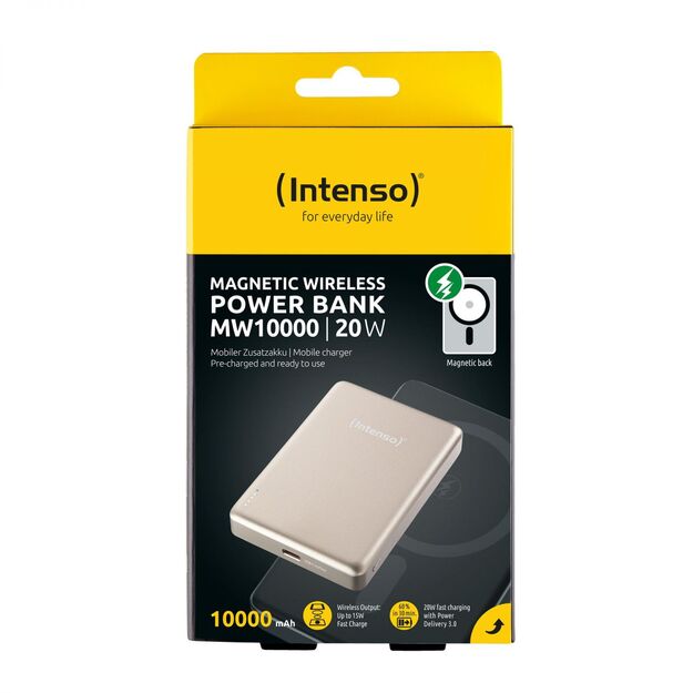 POWER BANK USB 10000MAH MAG/CHAMPAGNE 7344031 INTENSO