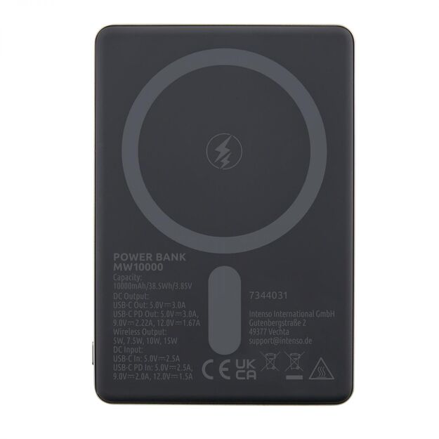 POWER BANK USB 10000MAH MAG/CHAMPAGNE 7344031 INTENSO